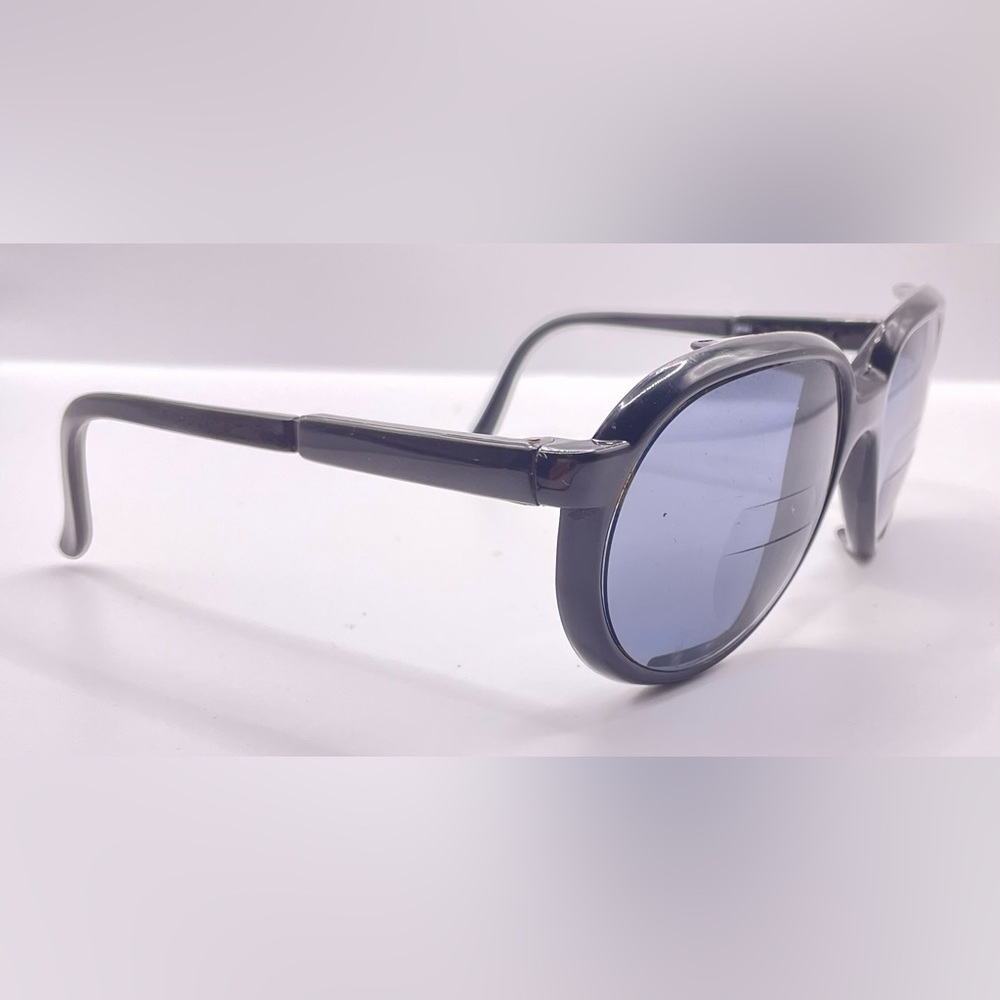 Vintage Bolle 8161 Black Pilot Sunglasses Frames Only